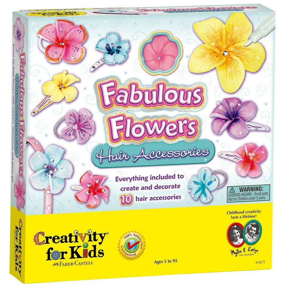Creativity For Kids Fabulous Flowers Hair Accessories - Tadpole