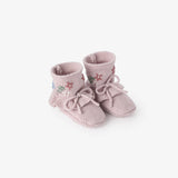 Elegant Baby Knit Booties (0-12m)