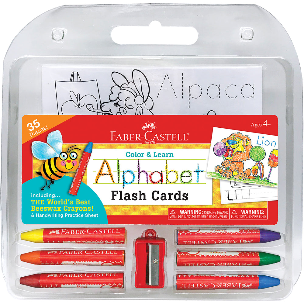 Faber Castell Color & Learn Alphabet Flash Cards - Tadpole