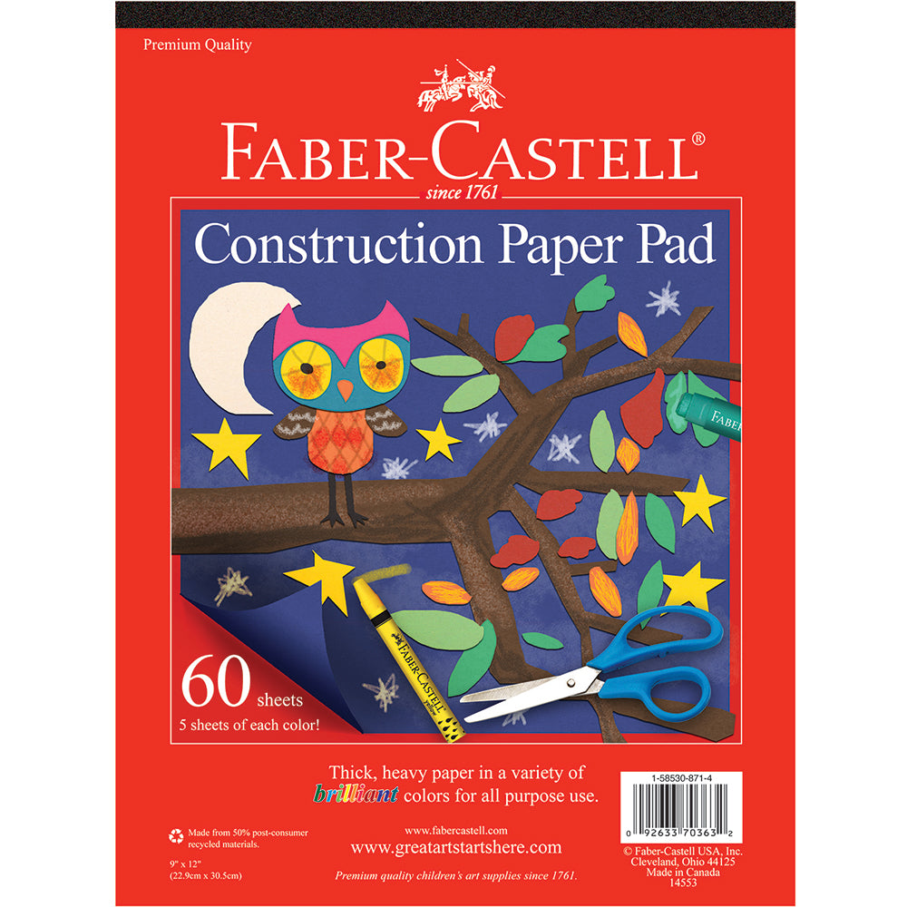 Faber Castell Construction Paper Pad - Tadpole