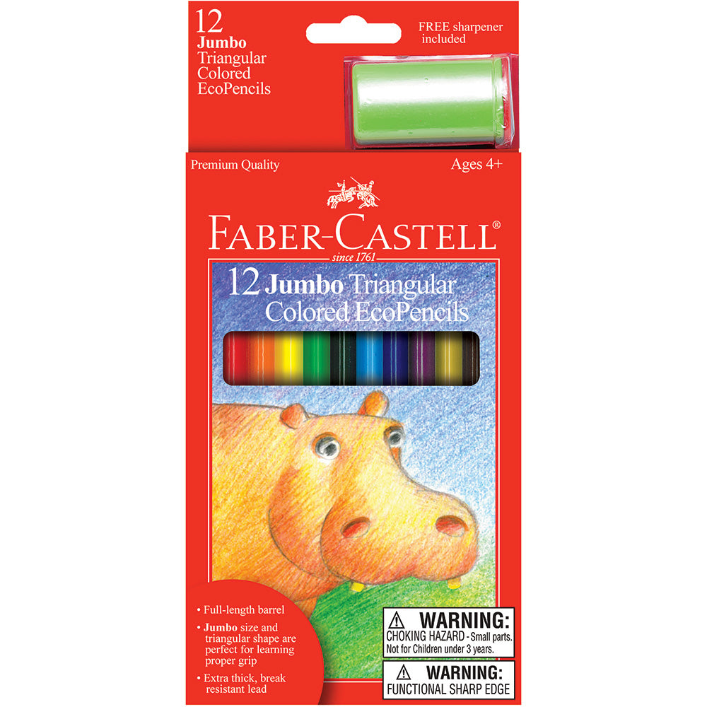 Faber Castell Triangular Colored EcoPencils - Tadpole