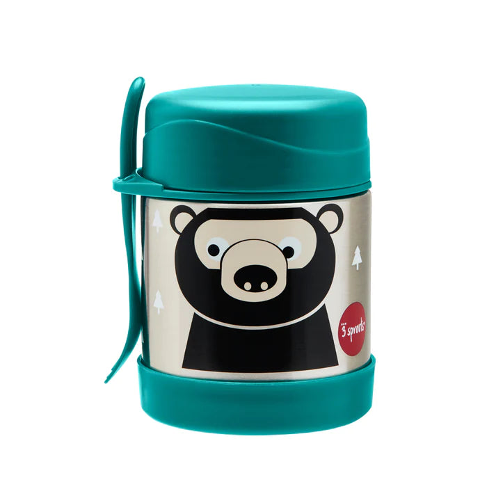 3 Sprouts Stainless Steel Food Jar