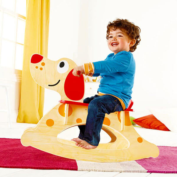 Hape Rock-A-Long Puppy Ride On - Tadpole