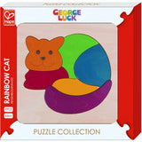 Hape Rainbow Cat Wood Puzzle - Tadpole