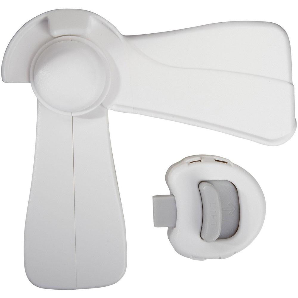 Kid Co. Door Lever Lock White - Tadpole
