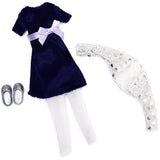 Lottie Outfit Blue Velvet - Tadpole