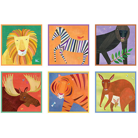 Mudpuppy Block Puzzle Wild Animals - Tadpole