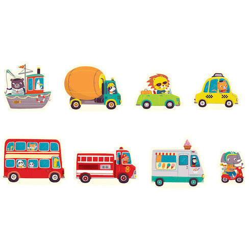 Mudpuppy Puzzle Play Set Around the Town - Tadpole