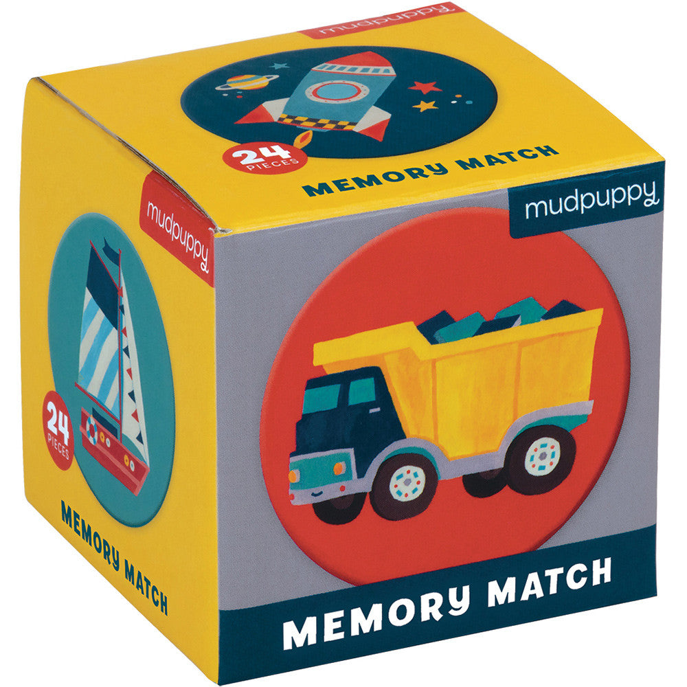 Mudpuppy Mini Memory Match Transportation - Tadpole