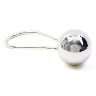 Harmony Ball Silver Plated Single Rattle - Tadpole