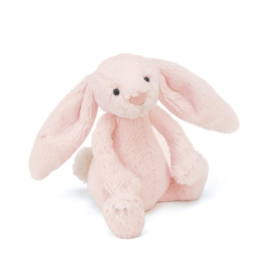 Bashful Pink Bunny Ring Rattle