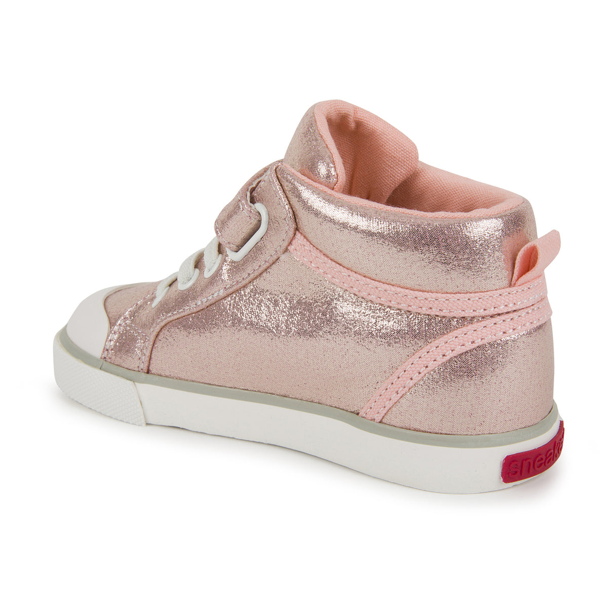 See Kai Run Peyton Rose Shimmer High Top Sneakers - Tadpole
