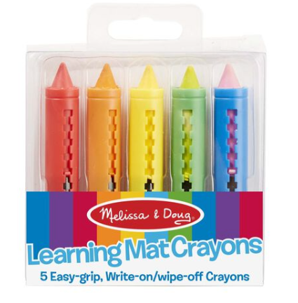 Melissa and Doug Learning Mat Crayons