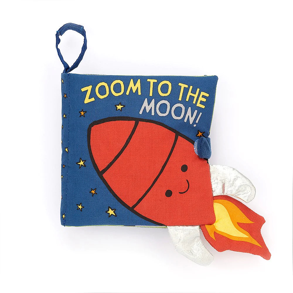 Jellycat Zoom to the Moon Soft Book