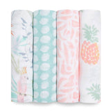 Aden + Anais Swaddle 4pk - Tadpole