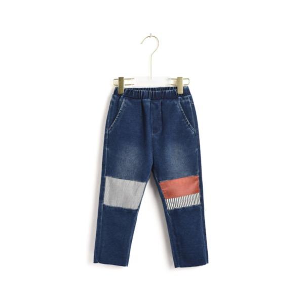 Aimama Contrasting Knees Jeans - Tadpole