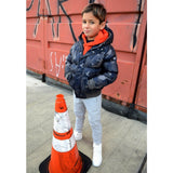 Appaman Puffy Coat Abstract Camo - Tadpole