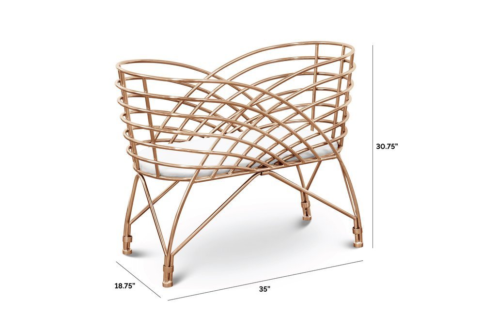 Aura Metal Bassinet - Tadpole