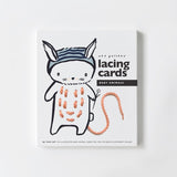Wee Gallery Lacing Cards Baby Animals