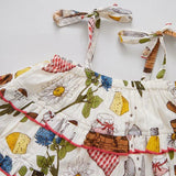 Baby Girls Garden 2-Piece Set - Parisian Picnic - Tadpole