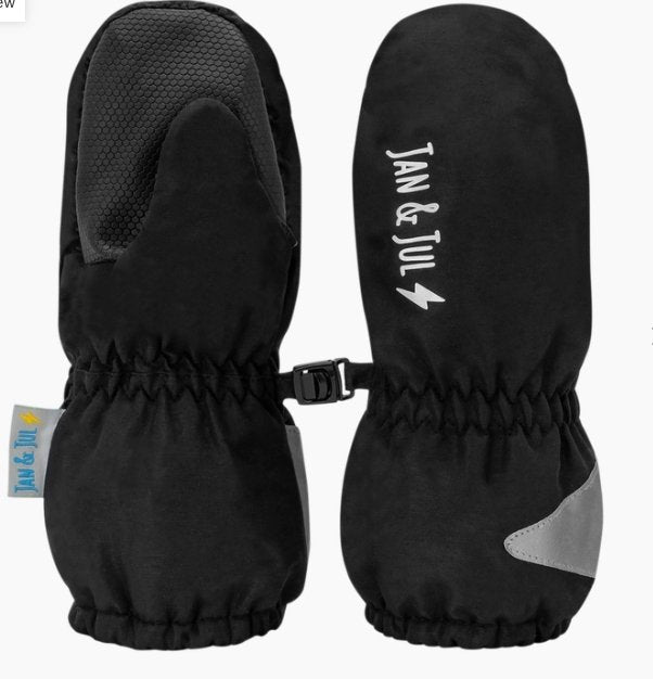 Black | Cozy-Dry Waterproof Rain Mitten - Tadpole
