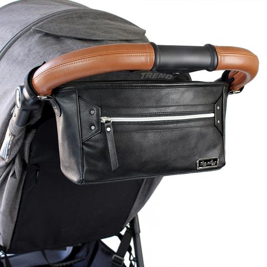 Black & Silver Travel Stroller Caddy - Tadpole