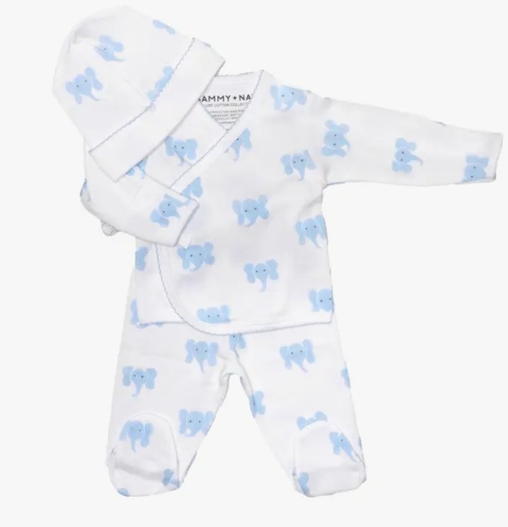 Blue Elephant Take Me Home Set NEWBORN - Tadpole