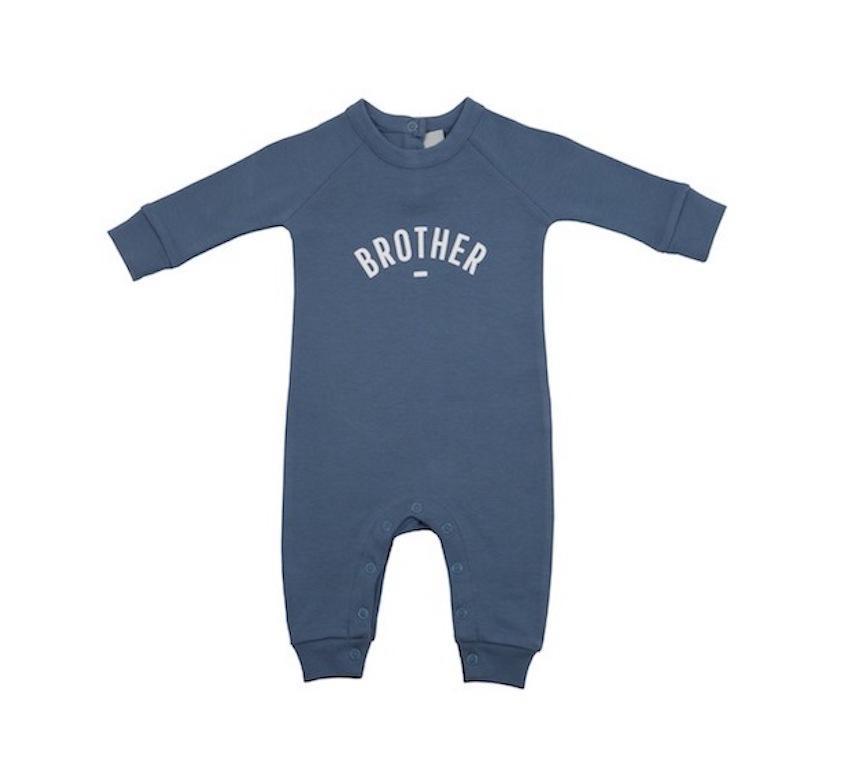 Bob & Blossom Denim Blue Brother Onesie - Tadpole