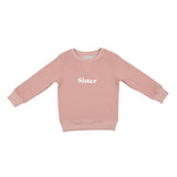 Bob & Blossom Faded Blush Sister Sweatshirt - Tadpole