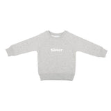Bob & Blossom Grey Marl Sister Sweatshirt - Tadpole