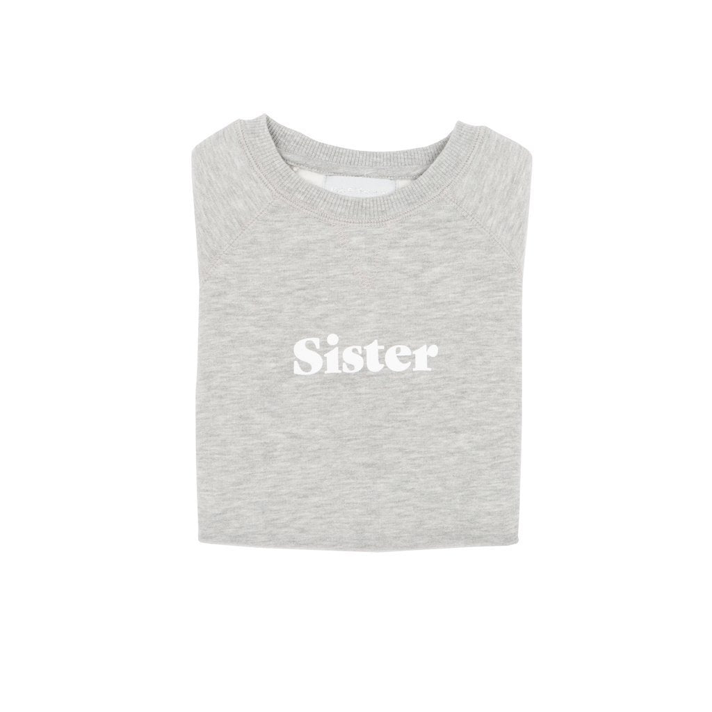 Bob & Blossom Grey Marl Sister Sweatshirt - Tadpole