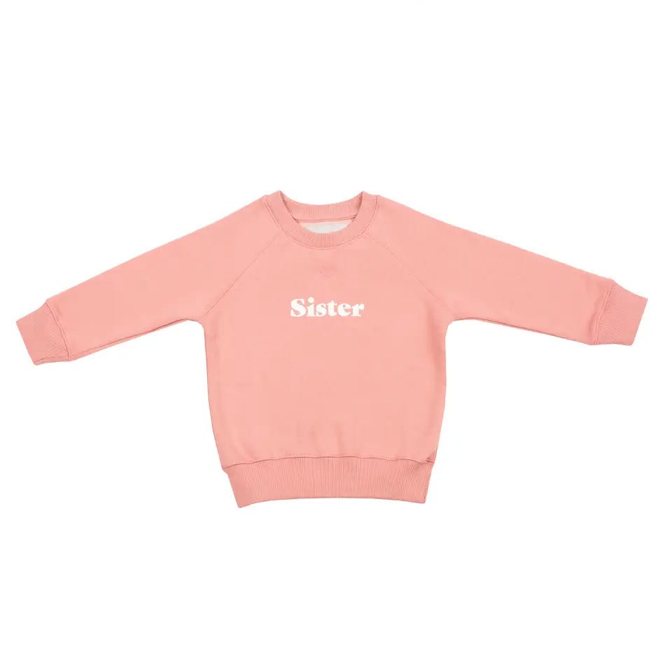 Bob & Blossom Rose Pink Sister Sweatshirt - Tadpole