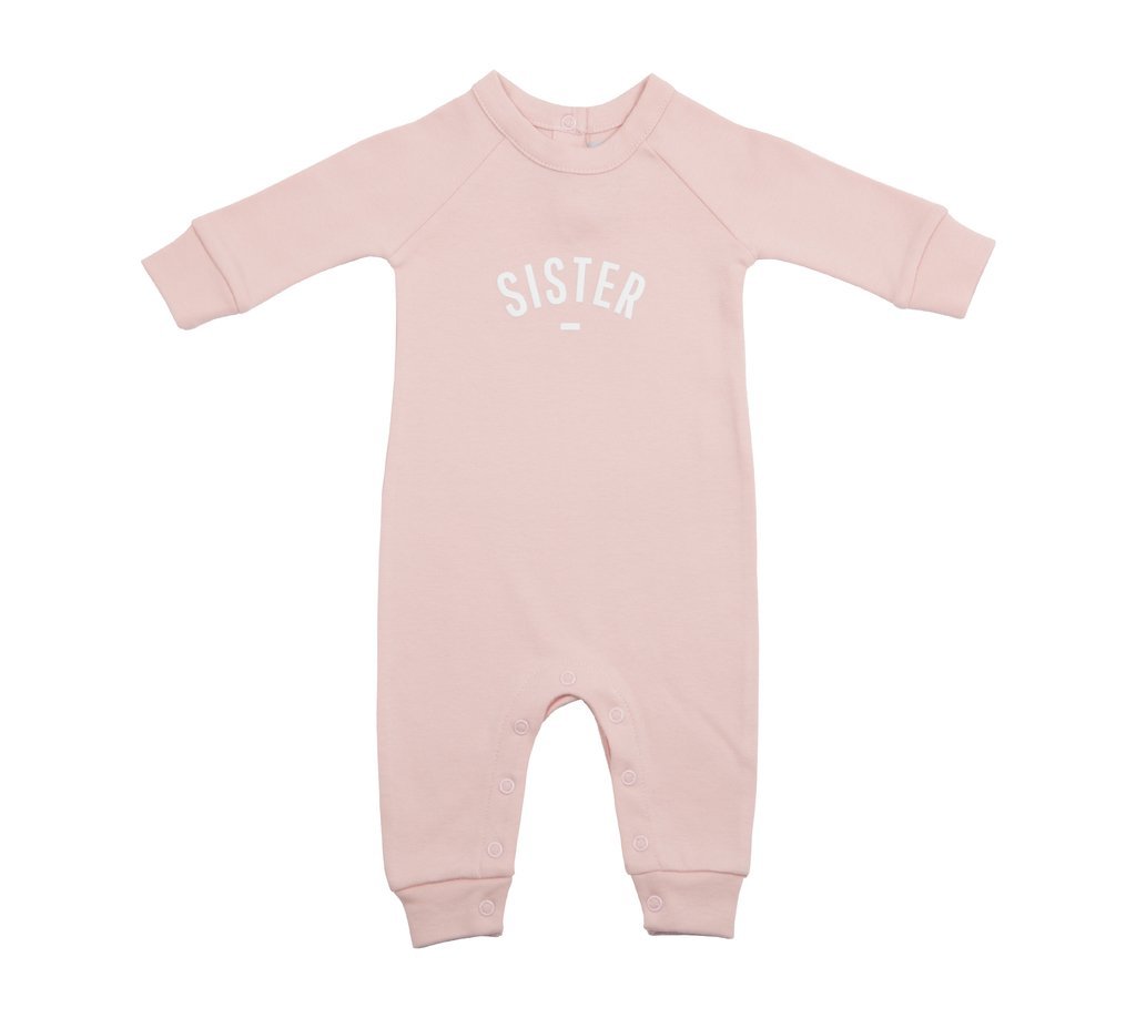 Bob & Blossom Sister Blush Pink Onesie - Tadpole