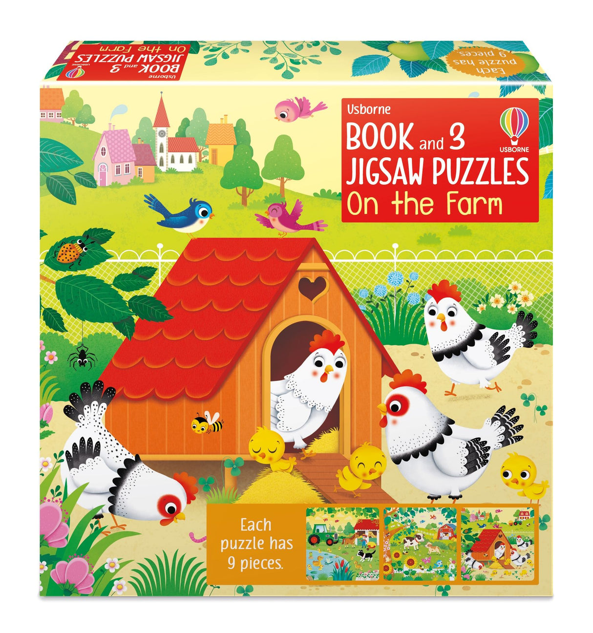 Book and 3 Jigsaws: On the Farm - Tadpole