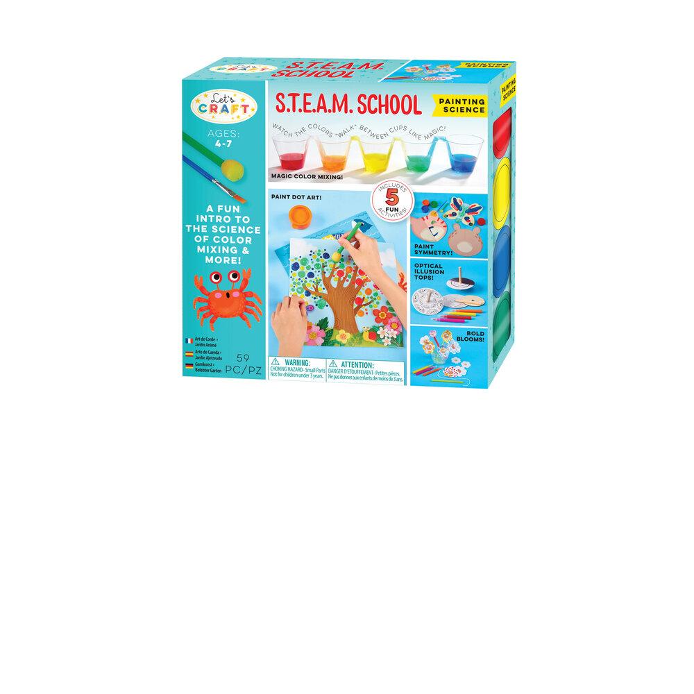 Bright Stripes STEAM School Painting Science - Tadpole
