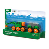 Brio Clever Crane Wagon - Tadpole