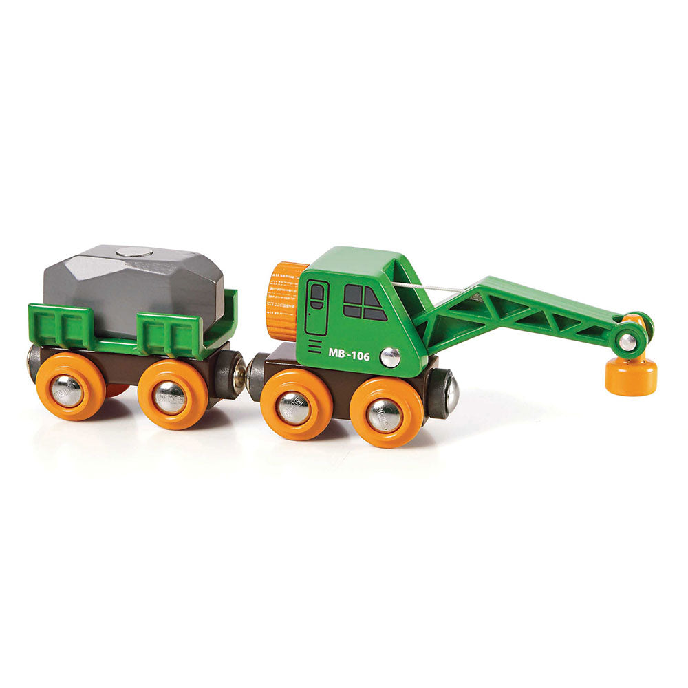 Brio Clever Crane Wagon - Tadpole