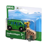 Brio Giraffe and Wagon - Tadpole