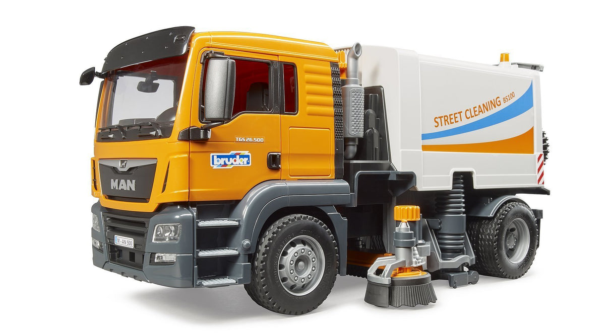 Bruder NEW MAN TGS Street Sweeper - Tadpole