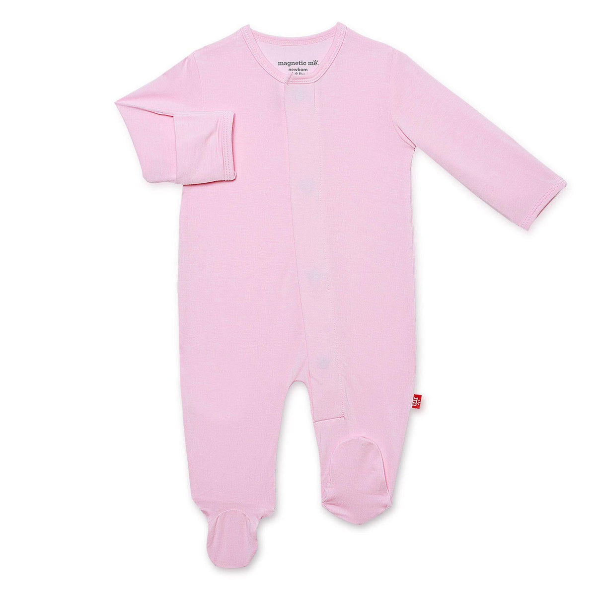 Caky My Solid Pink Modal Footie - Tadpole