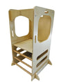 Cassaro Kids Convertible Play Tower with Slide and Chalkboard - Tadpole