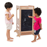 Cassaro Kids Convertible Play Tower with Slide and Chalkboard - Tadpole