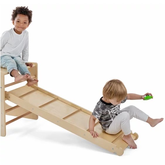 Cassaro Kids Reversible Climbing Ramp with Rungs - Tadpole