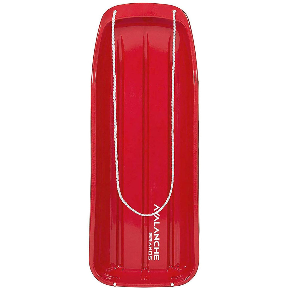 Classic Downhill Toboggan Snow Sled Includes Pull Rope and Handles (35