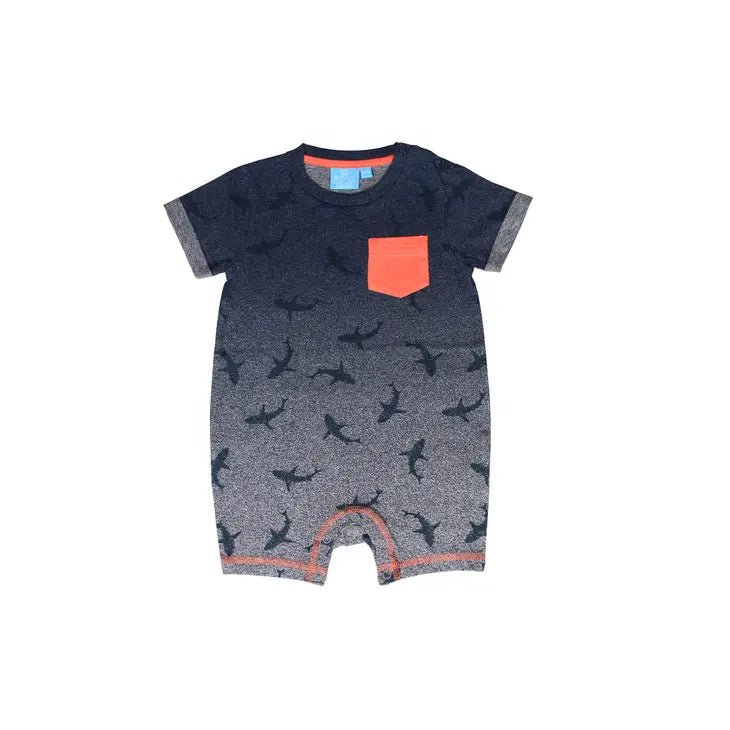 Cooper Printed Ombre Romper Baby PAPAYA - Tadpole