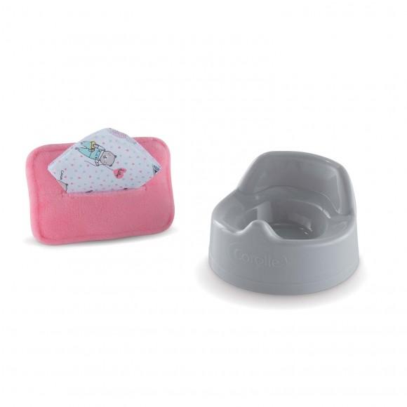 Corolle Potty & Baby Wipe - Tadpole