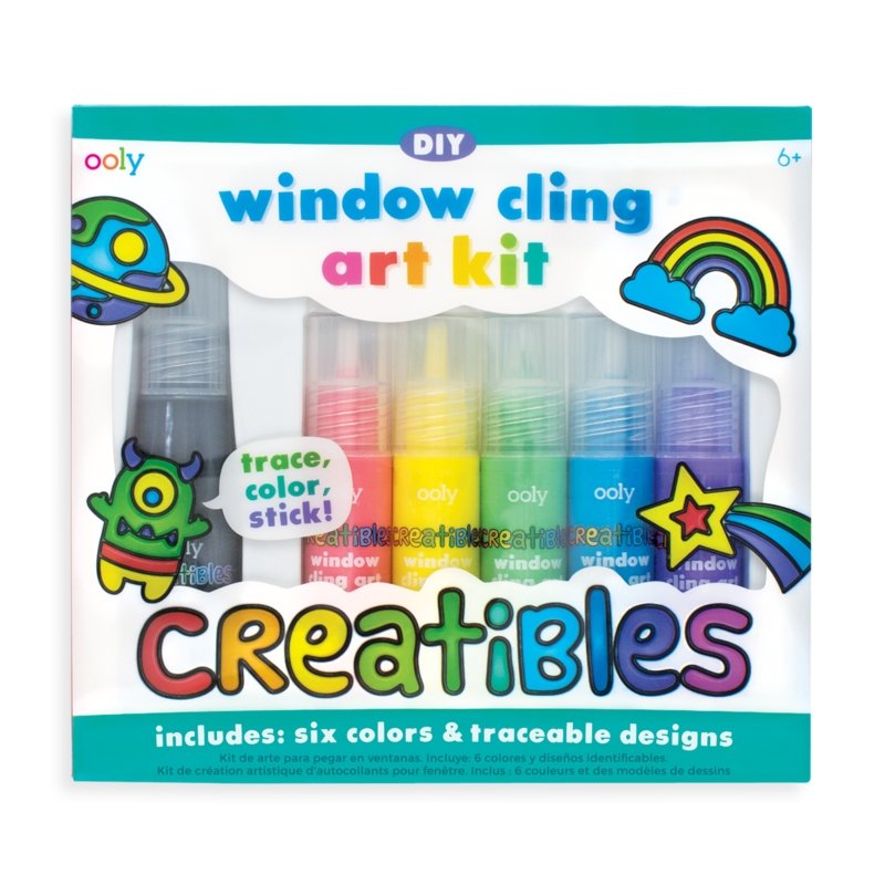 Creatibles D.I.Y. Window Cling Art Kit - 8 PC - Tadpole