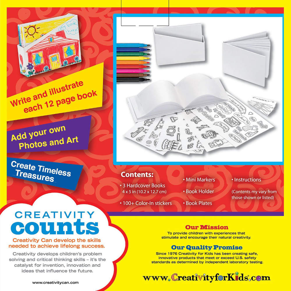 Creativity For Kids Create Your Own 3 Bitty Books - Tadpole