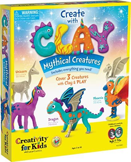 Creativity for Kids Clay Mythical Creatures - Tadpole