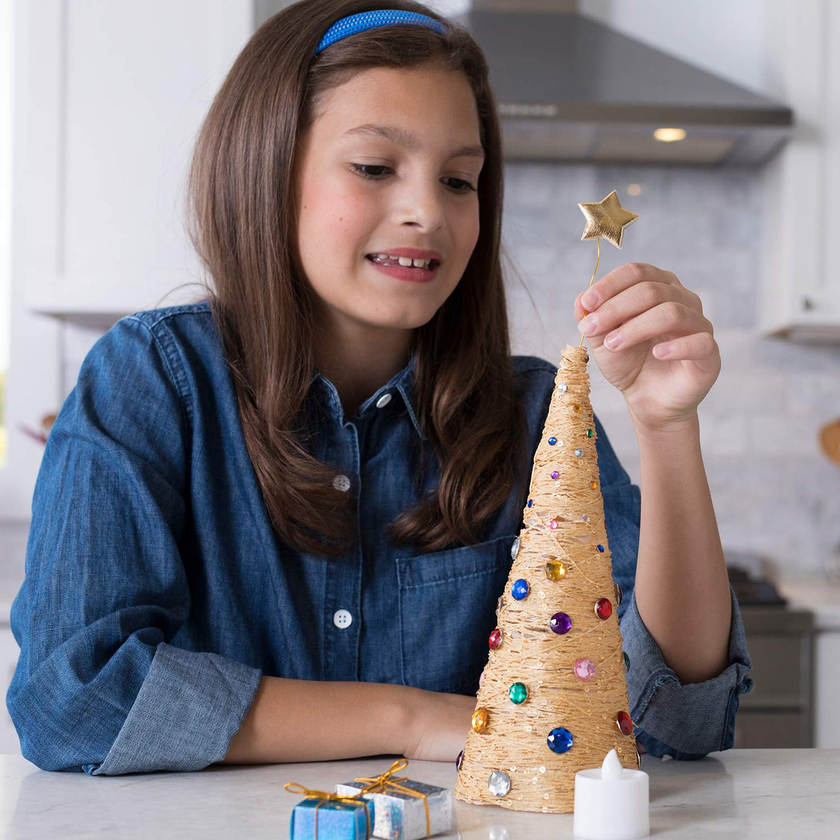Creativity For Kids Color-Changing String Art Tree - Tadpole